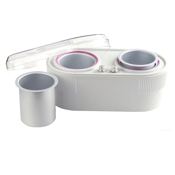 Fundidor de cera doble Twincan: Ideal para cera en grano o en lata de 400 gramos y 800 gramos